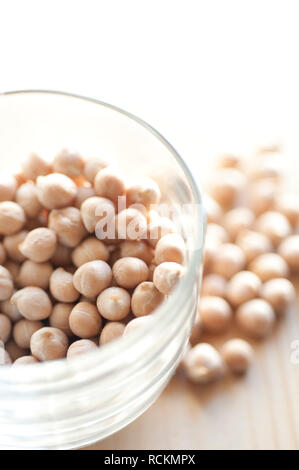 L'Italie, l'Ombrie, le ceci, Pois chiches secs Banque D'Images