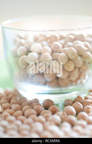 L'Italie, l'Ombrie, le ceci, Pois chiches secs Banque D'Images