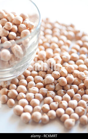 L'Italie, l'Ombrie, le ceci, Pois chiches secs Banque D'Images