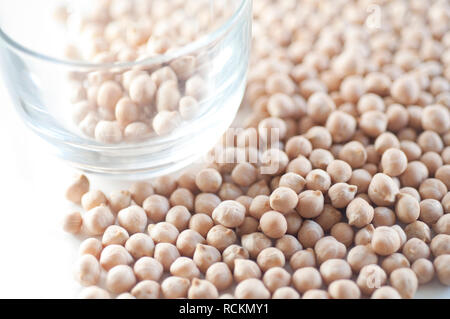 L'Italie, l'Ombrie, le ceci, Pois chiches secs Banque D'Images