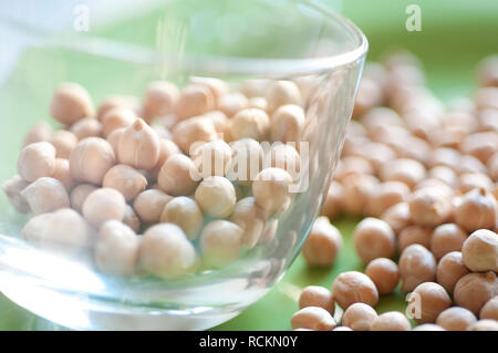 L'Italie, l'Ombrie, le ceci, Pois chiches secs Banque D'Images