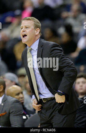 15 janvier 2019 : Marquette Golden Eagles l'entraîneur-chef Steve Wojciechowski pendant un match de basket-ball NCAA entre les hoyas de Georgetown et la Marquette Golden Eagles à la capitale une arène à Washington, DC Justin Cooper/CSM Banque D'Images