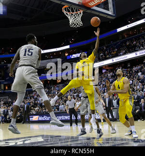 15 janvier 2019 : Marquette Golden Eagles Guard/avant (2) Sacar Anim met en place une mise en place au cours d'un match de basket-ball NCAA entre les hoyas de Georgetown et la Marquette Golden Eagles à la capitale une arène à Washington, DC Justin Cooper/CSM Banque D'Images