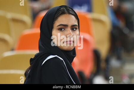 ESCLUSIVA MILAN Foto Spada/LaPresse 16 gennaio 2019 Gedda ( Arabie Saudita ) sport calcio vs Juventus Milan - Supercoppa Italiana 2019 - stade " le Roi Abdallah Sports City " Nella foto : tifosi MILAN EXCLUSIF Photo Spada/LaPresse 16 Janvier , 2019 Jeddah (Arabie saoudite ) sport soccer vs Juventus Milan - L'Italien Super Cup 2019 - stadium " le Roi Abdallah Sports City " dans le pic : supports Banque D'Images