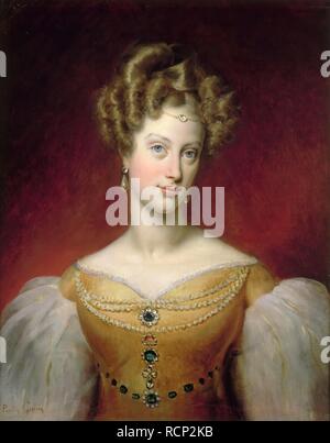 La Princesse Caroline de Naples et de Sicile (1798-1870), Duchesse de Berry. Musée : Musée de l'histoire de la France, Le Château de Versailles. Auteur : Guerin, Paulin. Banque D'Images