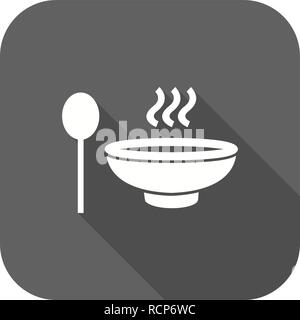 Vector Icône Soupe Illustration de Vecteur