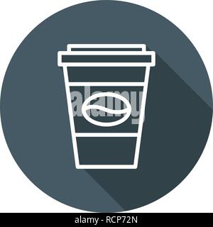 Vector Icône Café Illustration de Vecteur