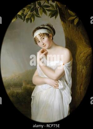 Portrait de Madame Récamier, née Julie Bernard (1777-1849). Musée : Musée de l'histoire de la France, Le Château de Versailles. Auteur : EULALIE MORIN. Banque D'Images