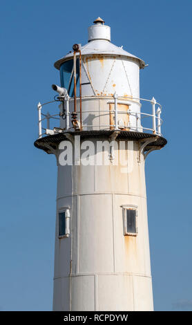 L'Heugh phare, pointe, Hartlepool, County Durham, England, UK Banque D'Images