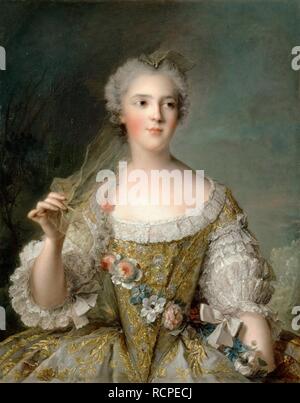 La princesse Sophie de France (1734-1782). Musée : Musée de l'histoire de la France, Le Château de Versailles. Auteur : NATTIER, JEAN-MARC. Banque D'Images