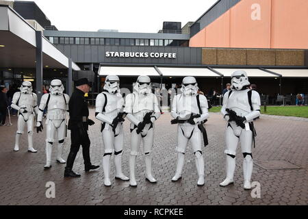 Stormtroopers impériaux à NEC Banque D'Images