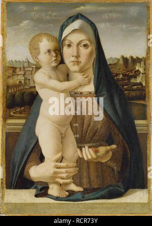 La Vierge et l'enfant. Musée : Museo Civico, Belluno. Auteur : MONTAGNA, Bartolomeo. Banque D'Images