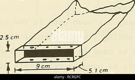 . Développement d'un piège à sable portable pour une utilisation dans les zones littorales. La dérive littorale ; instruments océanographiques ; la sédimentation et les dépôts. La figure 3. Buse de banderoles s'inverse. L'acier inoxydable peut contenir chaque gicleur et streamer correctement à une altitude donnée dans l'écoulement. Les 40 cm de long, les jambes en rack sont intégrés dans le lit de sable pendant l'utilisation pour la stabilisation du piège. Les banderoles ont une fin qui peut être détaché et ouverts pour retirer le sable recueillies ; lors du fonctionnement, le streamer est fermé en repliant l'extrémité de la toile plus sur lui-même puis une boucle autour de la chaîne en nylon gathere Banque D'Images