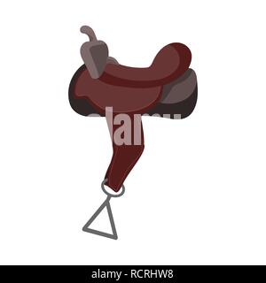 D'vecteur conception logo et équestres. Jeu de cheval et l'illustration vectorielle stock. Illustration de Vecteur