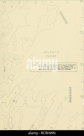 . Développement d'une méthode de calcul numérique, de la réfraction des vagues. Les vagues de l'eau. . Veuillez noter que ces images sont extraites de la page numérisée des images qui peuvent avoir été retouchées numériquement pour plus de lisibilité - coloration et l'aspect de ces illustrations ne peut pas parfaitement ressembler à l'œuvre originale.. Harrison, Wyman, 1931- ; Wilson, W. Stanley ; Centre de recherche en génie côtier (U. S. ). Washington : Département de la Défense, ministère de l'armée, Corps of Engineers, Coastal Engineering Research Centre Banque D'Images