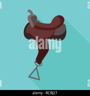 Objet isolé de la piste de course et d'un logo. Collection de la voie et de l'équitation d'illustration vectorielle stock. Illustration de Vecteur