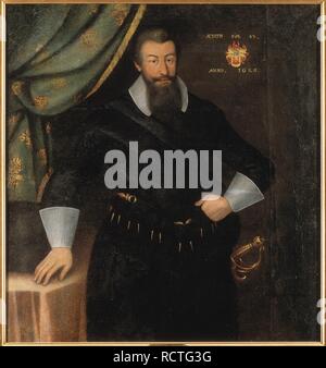 Portrait du comte Axel Oxenstierna (1583-1654). Musée : Nationalmuseum de Stockholm. Auteur : Elbfas, Jacob Heinrich. Banque D'Images