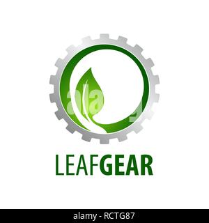 Logo design concept de feuilles. Modèle de graphique vectoriel de l'élément symbole Illustration de Vecteur