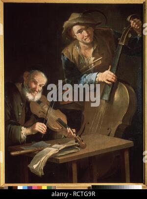 Les musiciens. Musée : l'État A. Musée des beaux-arts Pouchkine, Moscou. Auteur : GIACOMO FRANCESCO CIPPER,. Banque D'Images