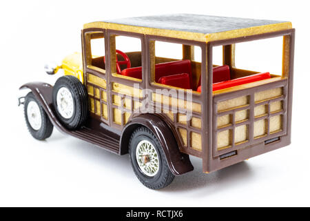 Modèles d'allumettes d'Antan Y-21 Ford Woody Wagon 1930 UN MODÈLE. Banque D'Images