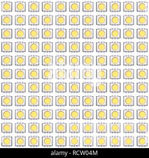 Ensemble de LED typique modèle transparent Illustration de Vecteur