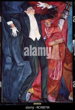 Portrait de la scène producteur Vsevolod Meyerhold (1874-1940). Musée : Musée Russe, Saint-Pétersbourg. Auteur : Boris Grigoriev, Dmitryevich. Banque D'Images