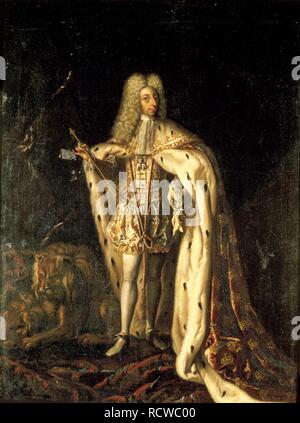 Le roi Frédéric IV DE Danemark et de Norvège (1671-1730). Musée : Kongernes Rosenborg Samling. Auteur : Le Coffre, Benoît. Banque D'Images