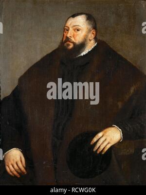 John Frederick I (1503-1554), Électeur de Saxe. Musée : l'histoire de l'Art Museum, Vienne. Auteur : Titien. Banque D'Images