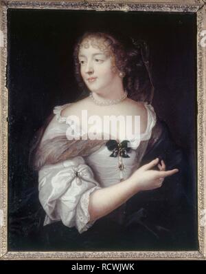 Portrait de Marie de Rabutin-Chantal, Marquise de Sévigné (1626-1696). Musée : Musée Carnavalet, Paris. Auteur : LEFEBVRE, CLAUDE. Banque D'Images