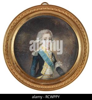 Portrait de Gustave IV Adolphe de Suède. Musée : collection privée. Auteur : Lafrensen, Niclas. Banque D'Images