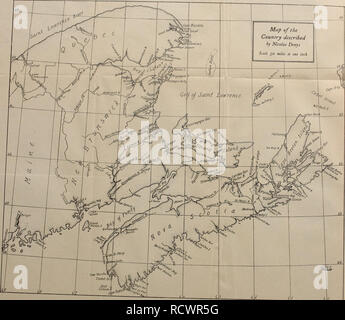 . La description et l'histoire naturelle des côtes de l'Amérique du Nord (l'Acadie). L'histoire naturelle, les pêches, la pêche de la morue ; Indiens d'Amérique du Nord ; sciences naturelles ; pêches ; Indiens d'Amérique. . Veuillez noter que ces images sont extraites de la page numérisée des images qui peuvent avoir été retouchées numériquement pour plus de lisibilité - coloration et l'aspect de ces illustrations ne peut pas parfaitement ressembler à l'œuvre originale.. Denys, Nicolas, 1609 ?-1686 ? ; William Francis Ganong,, 1864-1941 ; Paltsits, Victor Hugo, 1867-1952. Toronto : La Société Champlain Banque D'Images