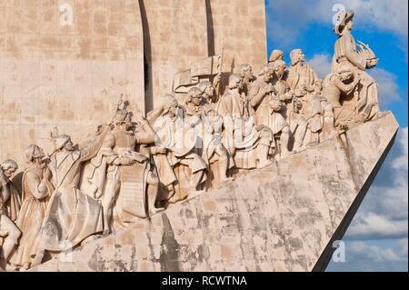 Padrão dos Descobrimentos, Monument des Découvertes, célébrer Henri le Navigateur et l'âge de la découverte et de Portugais Banque D'Images