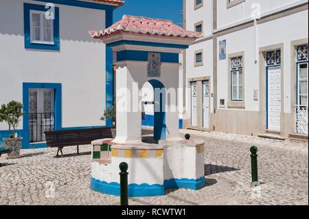 Rue typique, Ericera, Côte de Lisbonne, Portugal, Europe Banque D'Images