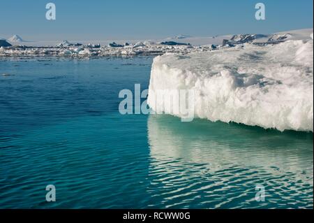Iceberg, mer de Weddell, l'Antarctique Banque D'Images