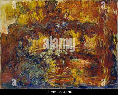 Le pont japonais. Musée : © Musée d'Art Moderne, New York. Auteur : MONET, CLAUDE. Banque D'Images