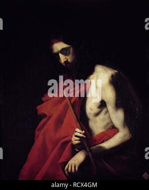 Ecce Homo. Musée : Real Academia de Bellas Artes de San Fernando, Madrid. Auteur : Ribera, José, de. Banque D'Images