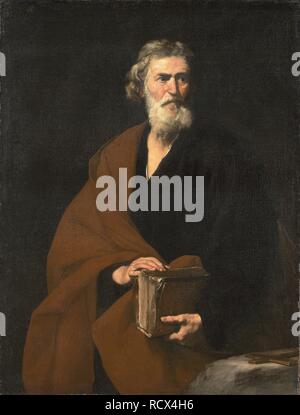 Saint Matthieu l'Évangéliste. Musée : Kimbell Art Museum. Auteur : Ribera, José, de. Banque D'Images