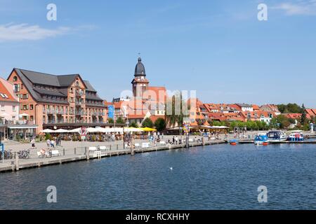 Port, Waren, Mecklenburg Lake District, 1 Banque D'Images