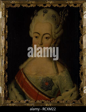 Portrait de la grande-duchesse Natalia Alexeyevna de Russie (1755-1776), La Princesse Wilhelmina Louisa de Hesse-Darmstadt. Musée : Etat de l'Ermitage, Saint-Pétersbourg. Auteur : anonyme. Banque D'Images