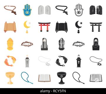 L'art,accessoires,perles, bible,bouddha,caricature,Black,christian,christianisme,collection,commandements confession,croissant,couronne,coupe,,david,design,foi,poissons,icône,hamsa,illustration,islam,isolé,islamique,le judaïsme,logo,koi,menorah,niqab,la prière,prêtre,religion,rite,rosaire,set,culte,signer,star,cote,tanakh,10,épines,torii vecteur,web,vin,vecteurs vecteur culte , Illustration de Vecteur