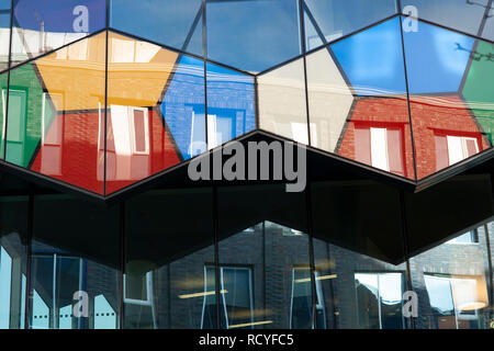 Avis d'un des bureaux de Smithfield, Glasgow City Council, Hanley, Stoke on Trent Banque D'Images