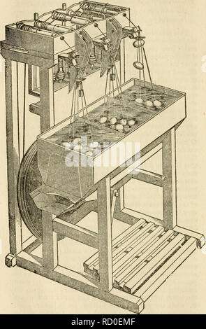 . Dennis' ; manuel de la soie. Les vers à soie. [From old catalog] ; l'industrie de la soie. 60. Veuillez noter que ces images sont extraites de la page numérisée des images qui peuvent avoir été retouchées numériquement pour plus de lisibilité - coloration et l'aspect de ces illustrations ne peut pas parfaitement ressembler à l'œuvre originale.. Dennis, Jonathan, jr. [From old catalog]. New-York, M. Day &AMP ; co. Banque D'Images