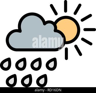 Pluie d'été l'icône vecteur Icône vecteur pour utilisation personnelle et commerciale............. Illustration de Vecteur