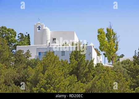 Église de Santa Eularia des Riu à Ibiza Espagne Banque D'Images