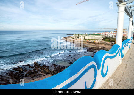 Praia do Norte, North Beach, Ericeira, Côte de Lisbonne, Portugal Banque D'Images