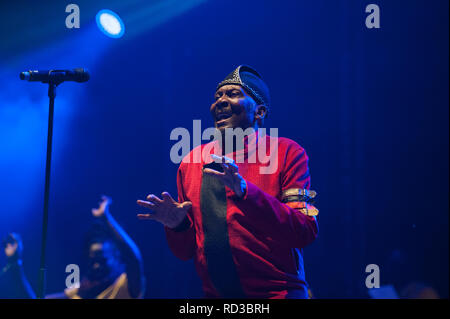 Jimmy Cliff sur la scène du festival 2018 théorie barbu Banque D'Images