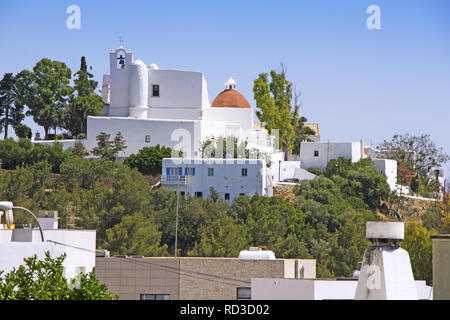 Église de Santa Eularia des Riu à Ibiza Espagne Banque D'Images