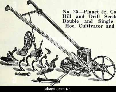 . Currie's garden : annuel, au printemps 1935, 60e année. Les catalogues de graines de fleurs, graines (plantes) ; Catalogues Catalogues ; Graines de légumes Horticulture pépinières (catalogues) ; plantes ornementales ; catalogues, matériel et fournitures de jardinage Catalogues. CURRIE BROTHERS CO., Milwaukee, WIS Page 103 Outils de jardin nouveau 64-page Planète Jr. Catalogue, avec 181 illustrations, envoyé gratuitement. No 25-planète combiné Hill Jr. et percer Seeder et double et unique roue dentelée, cultivateur et charrue.. Veuillez noter que ces images sont extraites de la page numérisée des images qui peuvent avoir été retouchées numériquement pour plus de lisibilité - colo Banque D'Images