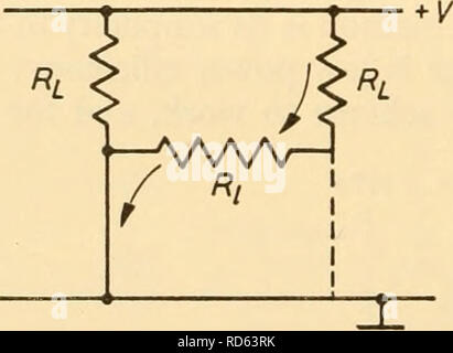 . Appareils électroniques pour la recherche biologique. Appareils électroniques et appareils ; biologie -- la recherche. (A) (b) Figure 12.43 Figure 12.43a requiert moins d'entrée aux grilles d'assurer un courant de charge donné, mais b peut être préférable dans les cas où la charge doit être alimenté par une source de faible impédance (comme c'est parfois nécessaire pour obtenir le bon amortissement électromagnétique avec penwriters) : aucun de ces circuits a un très bon rendement énergétique. Supposons qu'à la suite d'un très grand signal d'un distributeur est coupé et l'autre devient à toutes fins pratiques, un court-circuit, alors le Banque D'Images