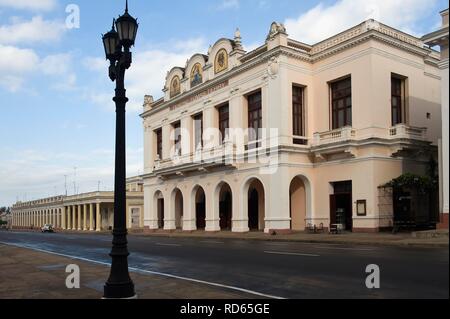Teatro Tomas Terry théâtre, Cienfuegos, Site du patrimoine mondial de l'UNESCO, Cuba Banque D'Images
